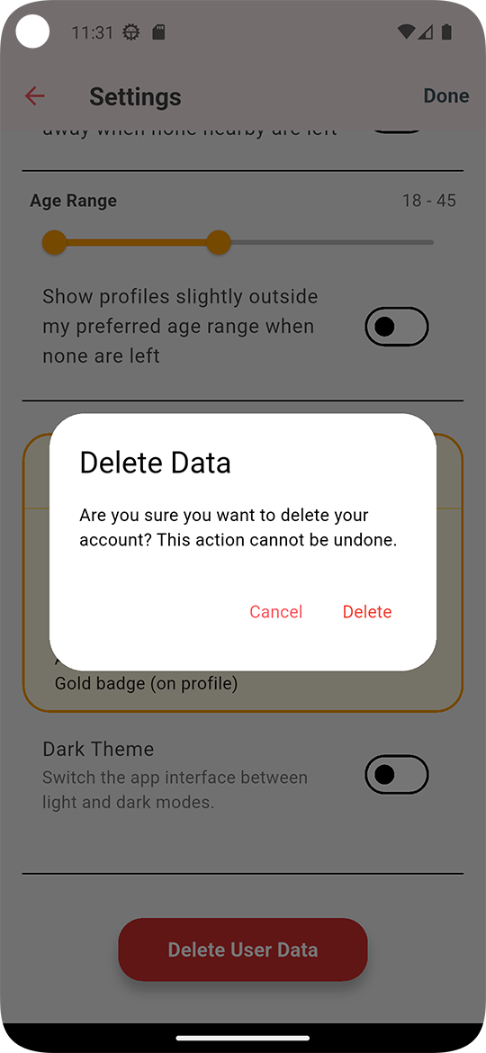 Step 3: Confirm Deletion
